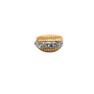 18K Yellow Gold Diamond Ring