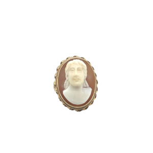 14K Yellow Gold Cameo Ring