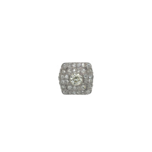 Art Deco Platinum Diamond Ring