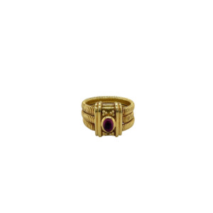 Seidengang 18K Yellow Gold Tourmaline Band