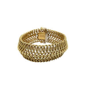 Retro 18K Yellow Gold Bracelet