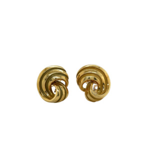 Charles Turi 18K Yellow Gold Earring