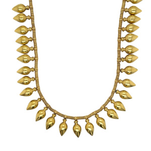 19th Century Archaeological Revival Gold Necklace