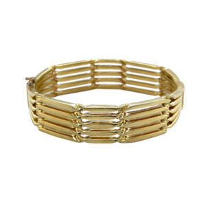 18K Yellow Gold Bangle Bracelet