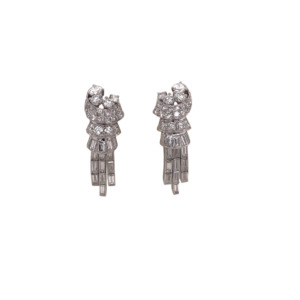 Platinum Diamond Earrings