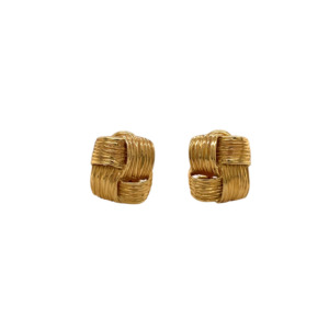 18K Yellow Gold Earring