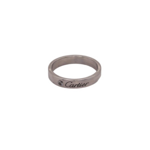 Cartier 18K White Gold  Diamond Band