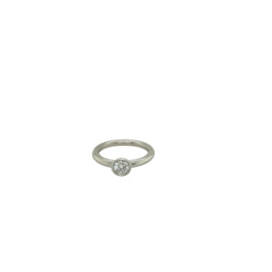 Tiffany & Co Platinum Diamond Solitaire Engagement Ring
