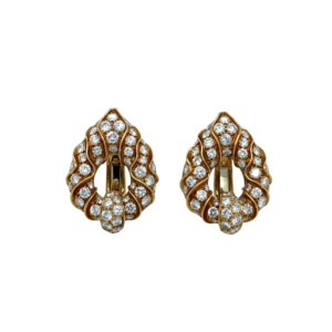 Marina B 18K Yellow Gold Diamond Earring