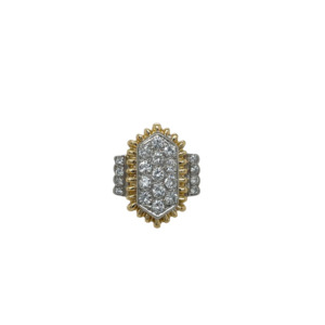 18K Yellow Gold Diamond Ring
