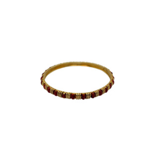 Tiffany & Co 18K Yellow Gold Enamel Bangle Bracelet