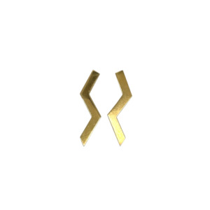 Tiffany & Co 18K Yellow Gold Lightning Earring