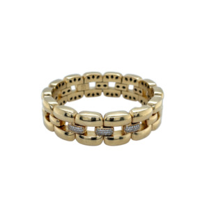 18K Yellow Gold Diamond Bracelet