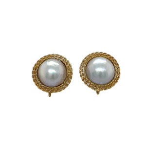 18K Yellow Gold MOBE Earrings