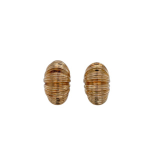 Tiffany & Co. 18K Yellow Gold Hoop Earrings