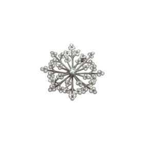 Platinum Diamond Brooch