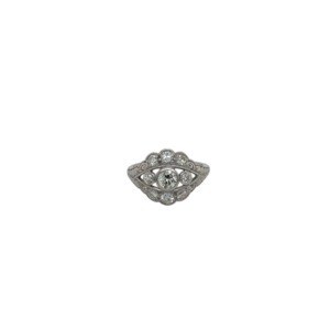 Art Deco Platinum Diamond Ring