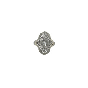 Jabel 18K White Gold Diamond Ring
