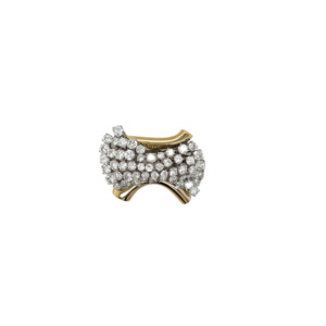 14K Yellow Gold Diamond Slide Pendant