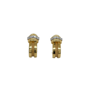 Tiffany & Co.18K Yellow Gold Diamond Earrings