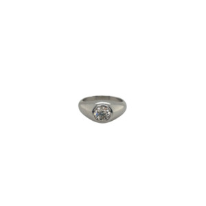 Platinum Gypsy Diamond Ring