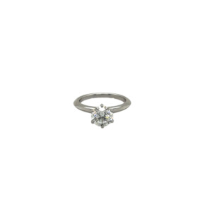 Tiffany & Co. Platinum Diamond Solitaire Engagement Ring