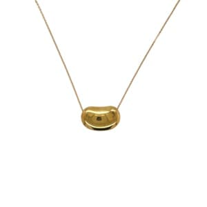 Tiffany & Co. 18K Yellow Gold Bean Pendant