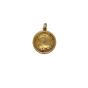 Edwardian 14K Yellow Gold Locket