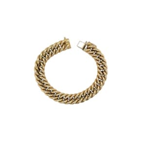 14K Yellow Gold Curb Bracelet