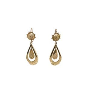 Vintage 14K Yellow Gold Drop Earrings