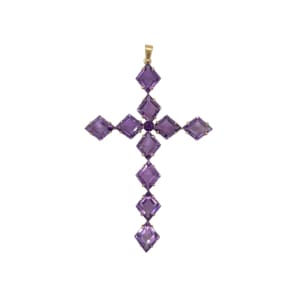 Antique 14K Yellow Gold Cross Pendant