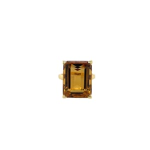 14K Yellow Gold Citrine Ring