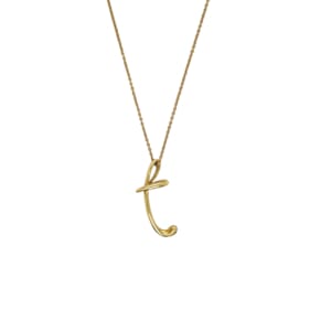 Tiffany & Co. 18K Letter T Pendant