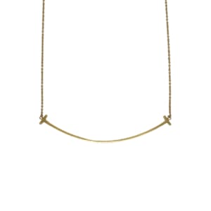 Tiffany & Co. 18K Yellow Gold Smile Necklace