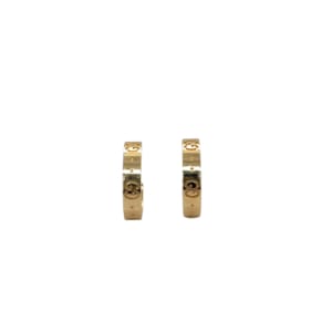 Gucci 18K Yellow Gold Hoop Earrings