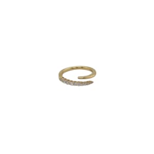 14K Yellow Gold Diamond Band