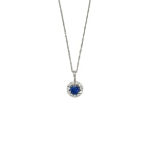 14K Yellow Gold Diamond Pendant