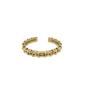 18K Yellow Gold Diamond Earrings
