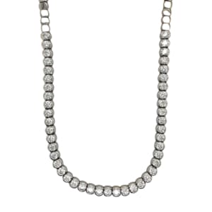 18K White Gold Diamond Necklace