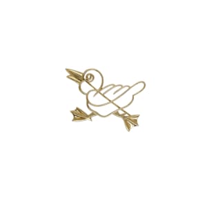 Tiffany & Co. 14 K Yellow gold Duck Brooch