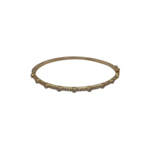 18K Yellow Gold Diamond Bangle Bracelet