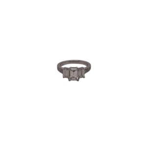 14K White Gold Diamond Engagement Ring